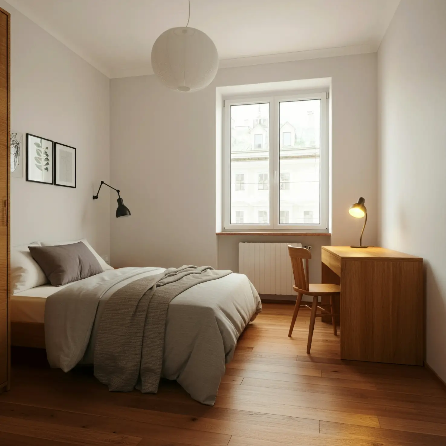 Schlafzimmer — leiser Nachtbetrieb, bessere Luftqualität